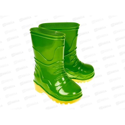 Сапоги детские Д14-К салатовый+желтый р.25 Сапоги детские Д14-К салатовый+желтый р.25