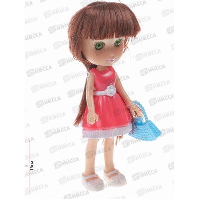 Игровой набор "Модница" кукла 16см, 200470327, 802089 коробка
