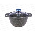 Кастрюля 1,0л Trendy style к11tsml со стеклянной крышкой