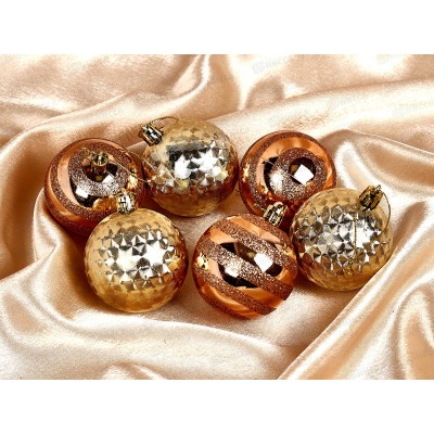 Набор шаров 6шт, 6см Алонсо полосы 6536811 Набор шаров 6шт, 6см Алонсо полосы 6536811