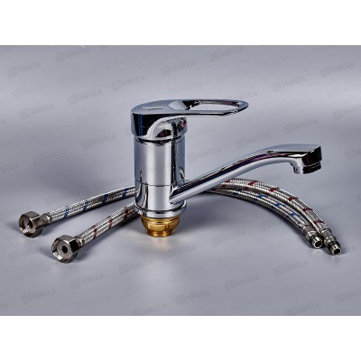 Смеситель для кухни с гайкой, E45104