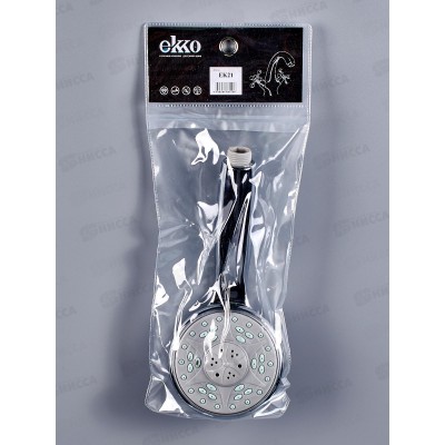 Лейка для душа 3-режимная хром, ek21 Лейка для душа 3-режимная хром, ek21