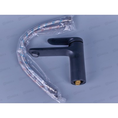 Смеситель для раковины черный, PURE LIFE MN1071-7 Смеситель для раковины черный, PURE LIFE MN1071-7