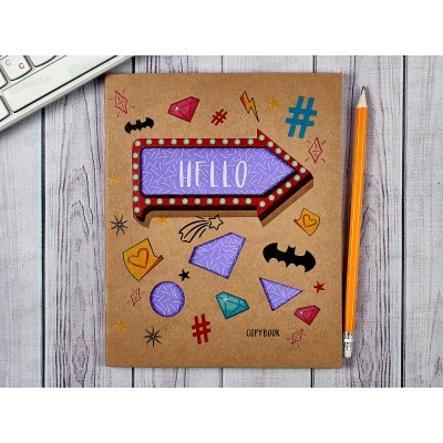 Тетрадь 48листов клетка ЭКСМ Вечеринка! Двойн.облож., ТКК487247 Тетрадь 48листов клетка ЭКСМ Вечеринка! Двойн.облож., ТКК487247