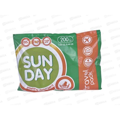 Sunday порошок для ручной стирки 200г *20