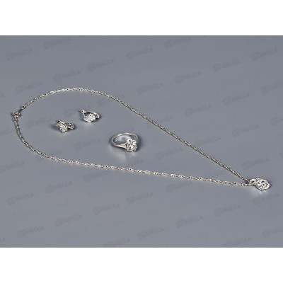 Набор бижутерии серьги+кольцо+цепочка &quotItafana&quot №2000