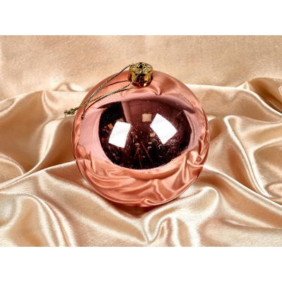 Шар 15см Глянец розовое золото 201-1375 Шар 15см Глянец розовое золото 201-1375