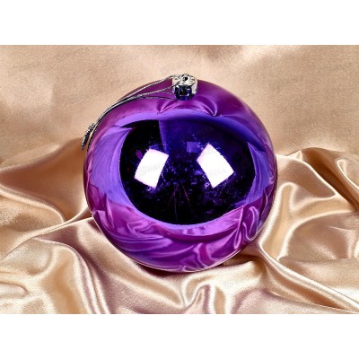 Шар 20см Глянец фиолетовый 204-841 Шар 20см Глянец фиолетовый 204-841