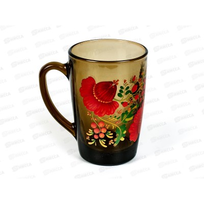 Кружка 300мл "Русский узор", дымка 62146 *12 Кружка 300мл "Русский узор", дымка 62146 *12