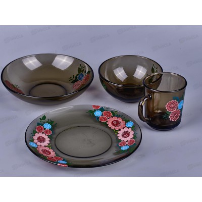 Набор столовый 24пр &quotКадриль&quot дымка 62152 *1