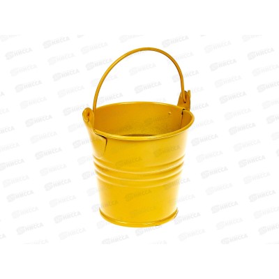 Ведерко на фаркоп 7,5*7см желтое металлическое (045464) Ж Ведерко на фаркоп 7,5*7см желтое металлическое (045464) Ж