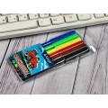 Фломастеры 6 цветов Alingar "Машины"смываемые, круглый корпус. AL8971 *60