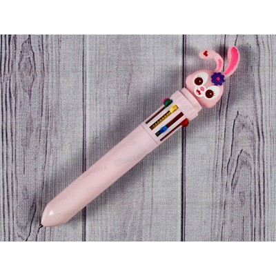 Ручка автоматическая BASIR 10-х цветной корпус детская "Зайка" MC-5947 *36 Ручка автоматическая BASIR 10-х цветной корпус детская "Зайка" MC-5947 *36