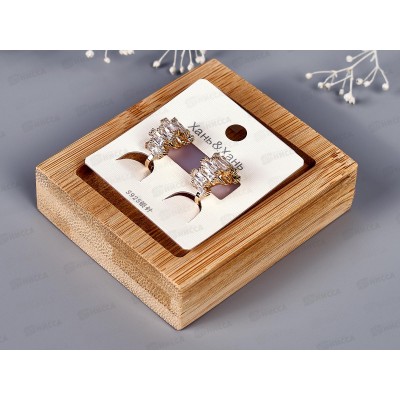 Клипсы под золото,п/с с камнем &quotЦирконий&quot №169