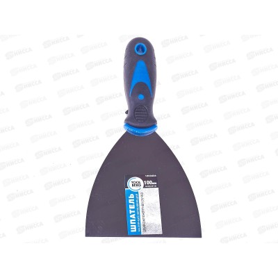 Шпатель малярный нержавеющий 100мм двухкомпонентная ручка 1203404 Шпатель малярный нержавеющий 100мм двухкомпонентная ручка 1203404