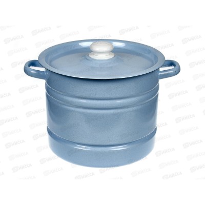 Мантоварка 9,0л  серо-голуб. с пластм. кнопк., 3 встав. С41722.3СГ