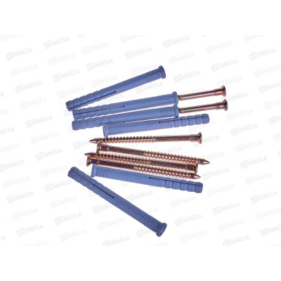 Дюбель-гвоздь потай 10*100мм (50шт) Kranz, KR-01-3621-0016 Дюбель-гвоздь потай 10*100мм (50шт) Kranz, KR-01-3621-0016