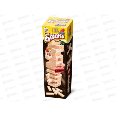 Игра для детей и взрослых "Царь Башня mini" (падающая башня) 02791 Игра для детей и взрослых "Царь Башня mini" (падающая башня) 02791