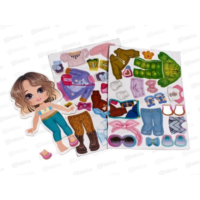 Игра магнитная "Одевашки. Модная девчонка. Ксюша" 04094  *30