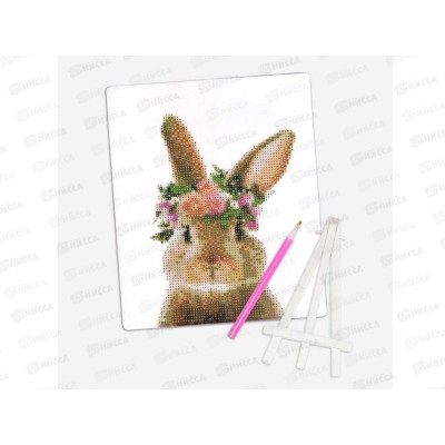 Алмазная мозаика Заяц 21х25см, JА25925 *1 Алмазная мозаика Заяц 21х25см, JА25925 *1
