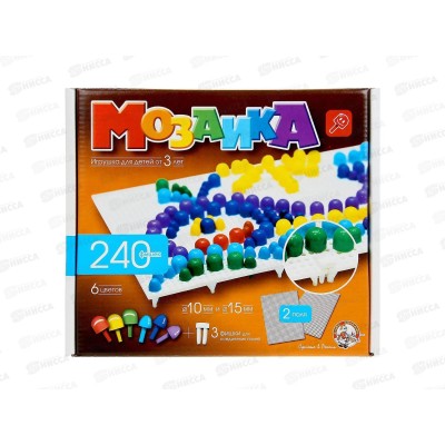 Мозаика d10, d15/6, 240элементов 2 поля, 00983 *10 Мозаика d10, d15/6, 240элементов 2 поля, 00983 *10