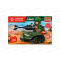 Конструктор &quotГОРОД МАСТЕРОВ&quot Армия России, Танк, 50деталей 7329-JS в коробке
