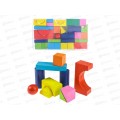 Конструктор дерев. №4 Цветные строительные блоки (18,5х10см) AN02218 Конструктор дерев. №4 Цветные строительные блоки (18,5х10см) AN02218