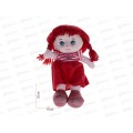 Кукла мягкая &quotЮленька&quot с косичками (25см) микс, ИК-6130  *12