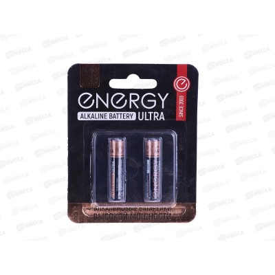 Батарейка Energy ultra LR03/2B (AAA) 2шт на блистере 104404