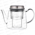 Чайник заварочный с фильтром стекло 800мл жаропрочное стекло 884-045 Чайник заварочный с фильтром стекло 800мл жаропрочное стекло 884-045