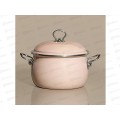 Кастрюля эмаль Deluxe с крышкой, розовый 5,2л 901-098 Кастрюля эмаль Deluxe с крышкой, розовый 5,2л 901-098