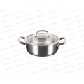 Сотейник &quotLEON&quot 2,4л, д.22см со стеклянной крышкой, LN-STP2422G