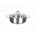Сотейник &quotSAFIA&quot 2,4л, д.22см со стеклянной крышкой, SF-STP2422G