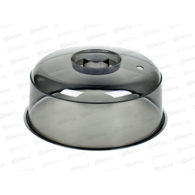 Крышка для разогрева пищевых продуктов в СВЧ D245мм черная прозрачная М1415 *24 Крышка для разогрева пищевых продуктов в СВЧ D245мм черная прозрачная М1415 *24