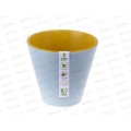 Горшок для цветов Конус 1,3л Мятный (с вкладкой) д.14,5 *23 Горшок для цветов Конус 1,3л Мятный (с вкладкой) д.14,5 *23