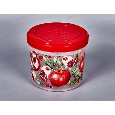Банка 0,7л Asti с крышкой  красный 221154706/03 *12