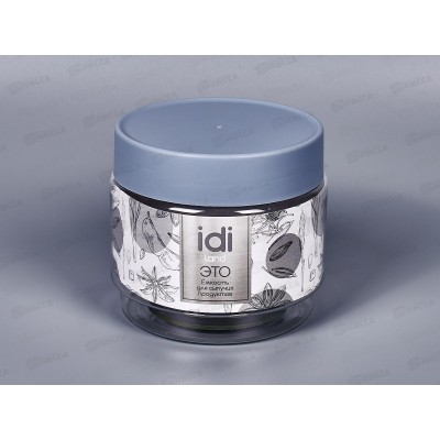 Емкость для продуктов "Modena" 0,5л серый 221149135/03 *24 Емкость для продуктов "Modena" 0,5л серый 221149135/03 *24