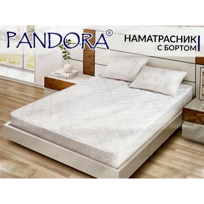 Наматрасник стеганый с бортом  90*200*40 ТМ Pandora