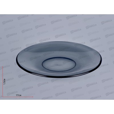 Тарелка "BASILICO"lava grey дым d-170mm 62542 десертная *6 Тарелка "BASILICO"lava grey дым d-170mm 62542 десертная *6