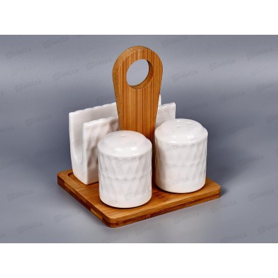 Набор для специй 3пр Naturel, на бамбук. подставке п/у 2630288 *36 Набор для специй 3пр Naturel, на бамбук. подставке п/у 2630288 *36