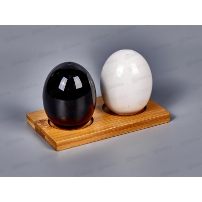 Набор д/специй 2пр Naturel, на бамбук. подставке п/у 2631065 *48