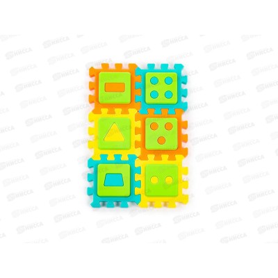 Игрушка развивающая "Пазл" №2 (12 элементов) 91390 в пакете *18 Игрушка развивающая "Пазл" №2 (12 элементов) 91390 в пакете *18