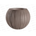 Кашпо "Сфера" 1,7л Мокачино КШ-9636 *8 Кашпо "Сфера" 1,7л Мокачино КШ-9636 *8