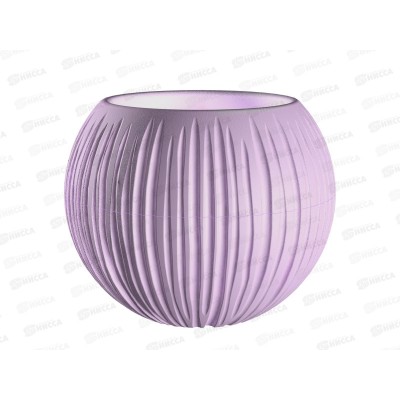 Кашпо "Сфера" 1,7л Лавандовый сорбет КШ-9634 *8 Кашпо "Сфера" 1,7л Лавандовый сорбет КШ-9634 *8