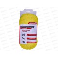 Губка микрофибра SKYWAY 24*11*5,5см двусторонняя с сеткой скрапер, S00902007 Губка микрофибра SKYWAY 24*11*5,5см двусторонняя с сеткой скрапер, S00902007