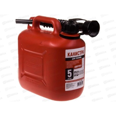 Канистра для бензина SKYWAY 5л пластик усиленная, S02602006 *12 Канистра для бензина SKYWAY 5л пластик усиленная, S02602006 *12
