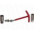 Ключ свечной с карданом 16х21мм SKYWAY, S04301006 Ключ свечной с карданом 16х21мм SKYWAY, S04301006