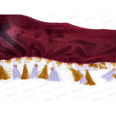 Ламбрекен лобового стекла со шторками SKYWAY 220см/33*60 Бордо, S01203040 Ламбрекен лобового стекла со шторками SKYWAY 220см/33*60 Бордо, S01203040