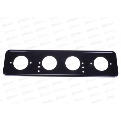 Рамка для номера металл под болт черная с порошковым покрытием без надписи SKYWAY 1шт, S04101009 Рамка для номера металл под болт черная с порошковым покрытием без надписи SKYWAY 1шт, S04101009