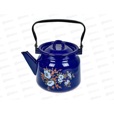Чайник 2,3л декорированный кобальтовый с петлей  С2714.К